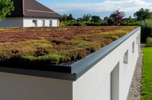 Dachbegrünung Garage