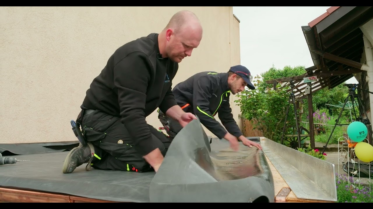 Anleitungsvideo Dachabdichtung mit EPDM Folie Anleitungsvideo Dachabdichtung mit EPDM Folie