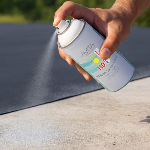 Preview: EPDM Kontaktkleber für EPDM Folien, 500 ml für 5m² Preview: EPDM Kontaktkleber von AVITA im handlichen Dosenformat