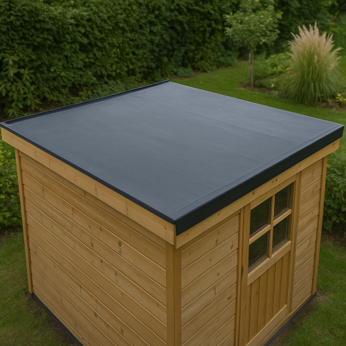 EPDM Folie 1,50 mm für Terrasse verlegt