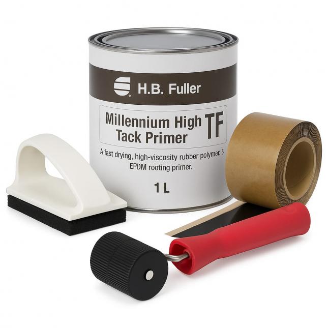 EPDM Band Set zum Verkleben von EPDM Folien EPDM Band Set zum Verkleben von EPDM Folien